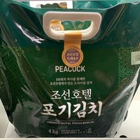 peacock 조선호텔 포기김치 냉장, 1개, 4kg