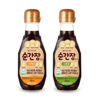 [아이배냇] 베베 이유식 순간장 2종 190ml x 2개, 순간장소스(국물용)1개+(비빔용)1개, 1set