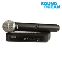 슈어 무선마이크 SHURE Wireless Microphone, BLX24/PG58(무선 핸드)