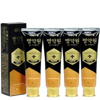 죽염 명약원 골든 프로폴리스 치약 120g, 4개