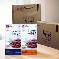 횡성축협한우 육포 선물세트 (40g x 10개) 부드러운 육포 5개 + 매콤 육포 5개, 부드러운 육포 + 매콤 육포