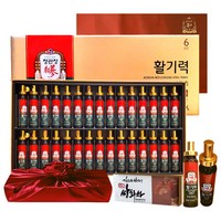 정관장 6년근 홍삼정 활기력 30세트(홍삼농축액 비타민함량) 600ml+쇼핑백 골프 여행 추석 설 명절 선물세트(보자기포함), 1세트