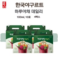 한국야구르트 하루야채 데일리 하루 야채즙 100ml 40개입, 1개, 4000ml