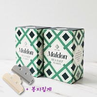 말돈 소금 미네랄 영국 왕실소금 (봉지집게포함), 250g, 2개