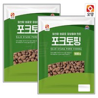 [퀴클리몰] 사조오양 포크 토핑 1kg, 2개