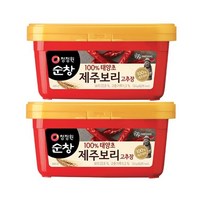 청정원 순창 태양초 제주보리 고추장 1.5kg 2개