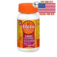 최신정품 Metamucil 3 인 1 멀티 헬스 파이버 100정 6통 메타무실 3 in 1 Multi Health +휴대용약통 별도증정, 6개, 100개