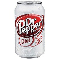 Diet Dr. Pepper 12-Ounce Cans (Pack of 24), 1개
