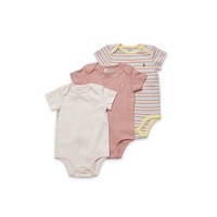 CWPO2STF0520024 폴로랄프로렌 칠드런 POLO RALPH LAUREN CHILDREN 베이비 여아 3PCS 바디수트 세트 - 핑크