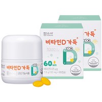 함소아 비타민D 1000IU 60p, 60정, 2개