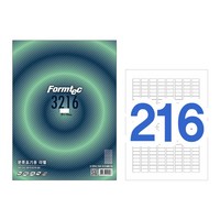 폼텍 LS-3216 분류표기용 스티커 라벨지 216단 100매, 폼텍 라벨 용지, LS-3216 (216단)