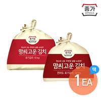 종가집 맘씨고운 전라도포기김치 10kg, 1개