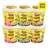 떠먹는 컵피자 3종 각 2개 포테이토+불고기+콤비네이션, 6개, 150g