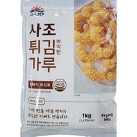 사조 바삭한 튀김가루 1kg 1BOX (10입), 20개