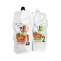 젤존 감 트리트먼트 칼라 크림 1제500g + 2제500g 무암모니아 무PPD 흰머리 새치, 5CB(구리빛갈색), 1개