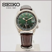 삼정시계 정품 세이코 SEIKO 알피니스트 오토매틱 가죽시계 (그린) SPB121J1