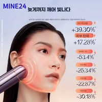 MINE24 가정용ldm 리프팅 가정용 피부 ADEN, 상세 페이지 참고, 유리 블랙 (피부과 인정)