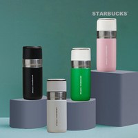 아트박스/스타벅스 스타벅스 SS 블랙앤골드 보온보냉 텀블러 500ml, 블랙, 1개