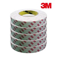 3M 스폰지 양면테이프 흰색 20 mm x 10 m, 5개