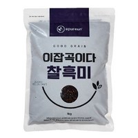 (베)국산 진도 찰흑미 1kg x 3봉, 3개