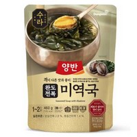 동원 수라 양반 완도 전복 미역국, 460g, 6개