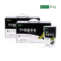 [건국] 100% 국산 검은콩 약콩으로 만든 건국약콩두유, 190ml, 40개