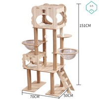 원목 고양이 캣 타워 캣폴bpf 스크래쳐 캣휠 diy, 타이거 2