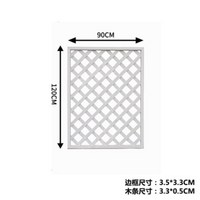 합성목재휀스 전원주택담장 합성 데크 목재난간 가벽, 120x90화이트