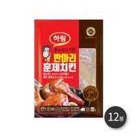 하림 반마리훈제치킨 270g 12봉, 12개