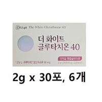 더 화이트 글루타치온 40 30포, 60g, 6개