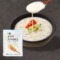 명인이 만든 국산 콩 100% 콩국수용 콩가루 초림단지묵 콩국이기가막혀 (택1), 400g, 3개