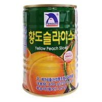 올따옴) 펭귄 황도 슬라이스 400g 12입, 12개