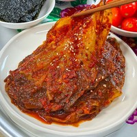 농가살리기 건강한 맛 밥도둑 양념 콩잎김치, 400g, 1개