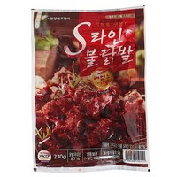 S라인불닭발 230gx5팩+꼬마단무지 1팩 증정 / 무뼈불닭발 / 송이무뼈 / 원앙에프엔비, 5개, 230g