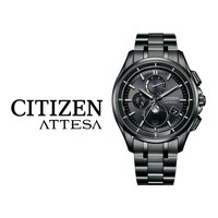 시티즌 CITIZEN 아테사 에코드라이브 문페이즈 남성 티타늄 메탈 손목시계 BY1006-62E