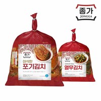 (m)[종가] 아삭한포기김치 4.8kg + 열무 1.5kg, 1세트