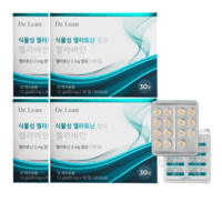 닥터린 멜라바인 400mg x 30정 1개월 2개월 3개월 4개월 6개월 12개월분 식물성 멜라토닌, 4박스