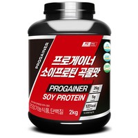 프로게이너 소이프로틴 곡물맛 2kg 식물성 분리대두단백질 락토프리 콩단백 쉐이크 ISP 단백질보충제, 1개