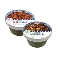 연안식당 부추꼬막장 150g 2개+매콤꼬막장 2개, 1개