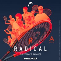 헤드 HEAD RADICAL MP 2023 235113 테니스 라켓 프레임만 오렌지 네이비, G2, 오렌지네이비