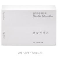 생활공작소 실리카겔 제습제 본품, 400g, 3개