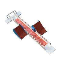 육상트랙 발판 스타팅블록 발구르마 입시체육 준비, 고급 전체 알루미늄 합금 경쟁 모델, 64 x 24 x 10 (두께 6mm), 1개