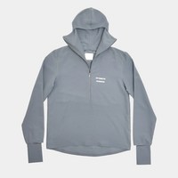 [Optimistic Runners Balaclava hoodie metallic] 옵티미스틱 러너스 바라클라바 후드티 메탈릭 Grey