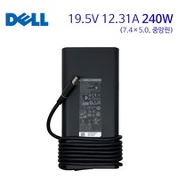 델 240W 게이밍 노트북 정품 어댑터 충전기 케이블 19.5V 12.31A