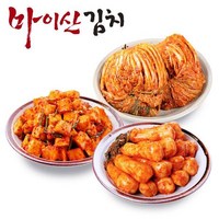 마이산김치 [한국농협김치] 3종5호 포기김치3kg/깍두기1kg/총각김치1kg, 1개