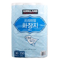 커클랜드 프리미엄 화장지 3겹 롤화장지 30롤, 30개입, 1개