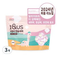 아이앤어스 3챔버 캡슐 세탁세제, 30개입, 3팩