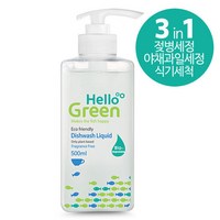 헬로그린 주방세제 500ml, 1개