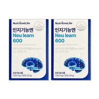 인지기능엔 뉴런 Neu learn 600 (흰목이버섯) 2박스 2개월분 캡슐, 2개, 30정