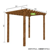 스카이어닝 썬룸 시스템파고라 테라스 정자 전원주택, 길이 4m x폭 2m x 높이 3m 타입6